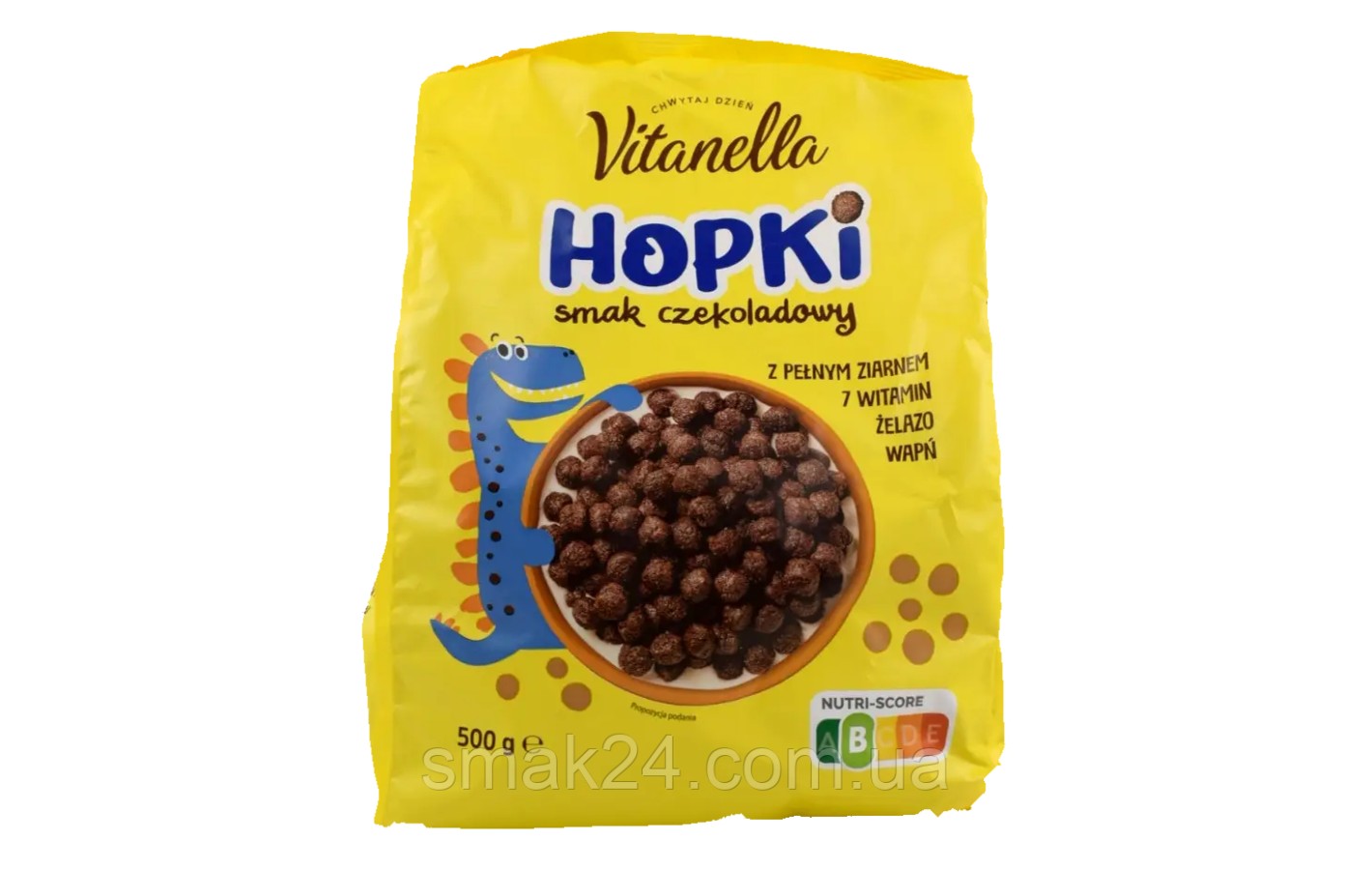 Шоколадные зерновые шарики Hopki Vitanella 500 г Польша