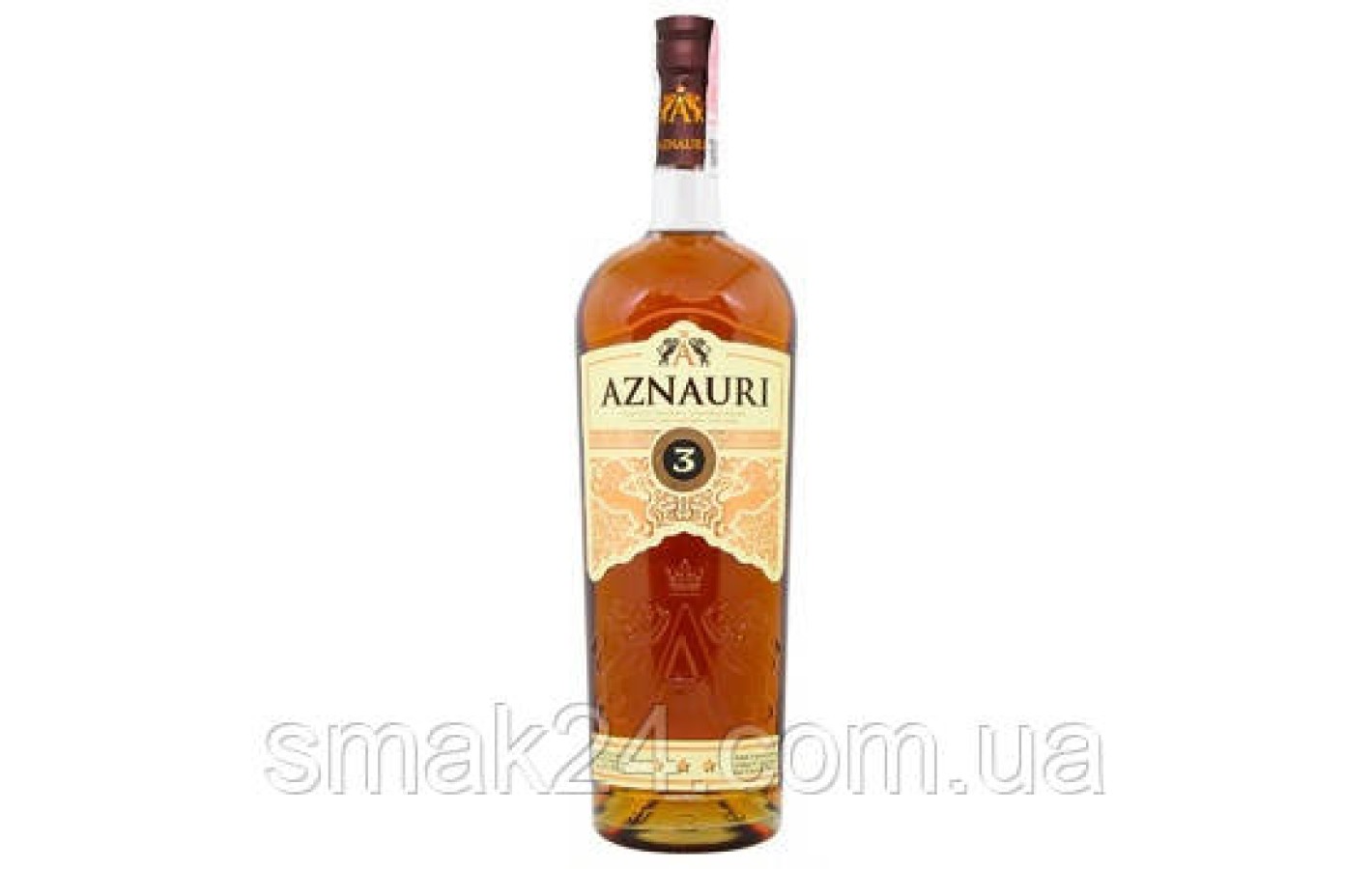 Коньяк України Aznauri Три зірочки (Азнаурі***) 40% 1л Україна