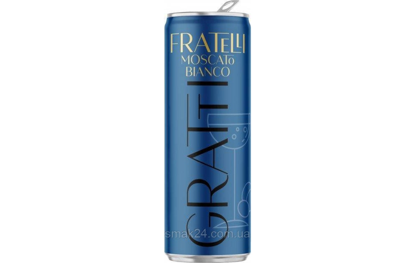 Слабоалкогольное вино (игристый напиток) Fratelli Gratti Fragolino Moscato Bianco полусладкое 0.33 л 6-6.9%
