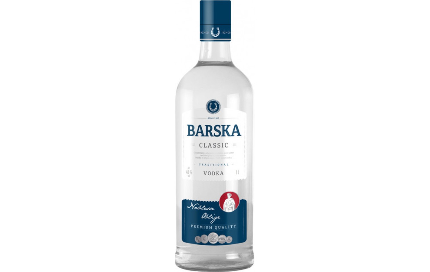 Водка BARSKA Classic 40% 0.7л Литва