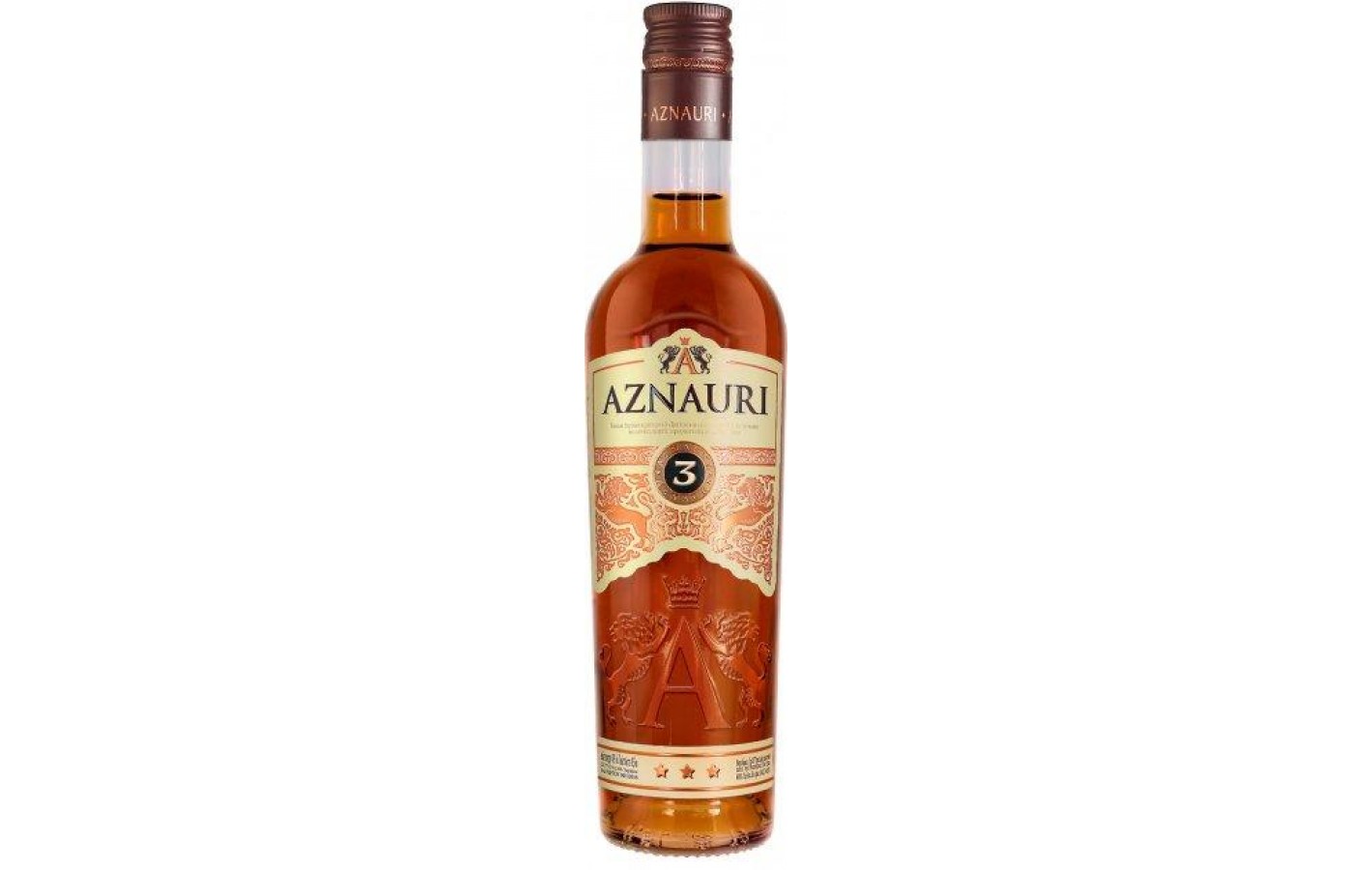 Коньяк України ординарний Aznauri Три зірочки 0,7л