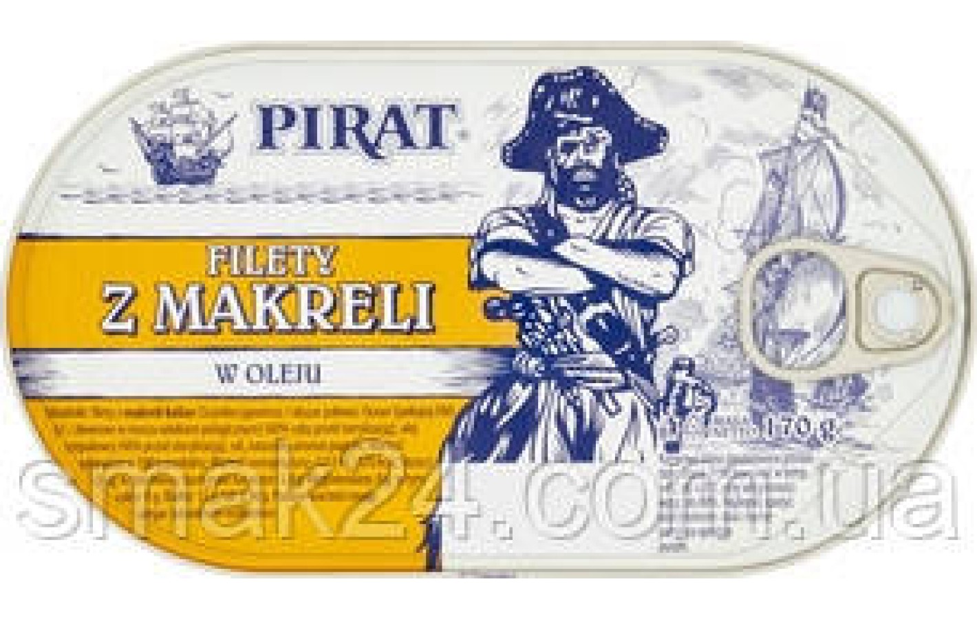 Филе макрели (скумбрии) в масле PIRAT Filety z makreli w oleju 170г Польша