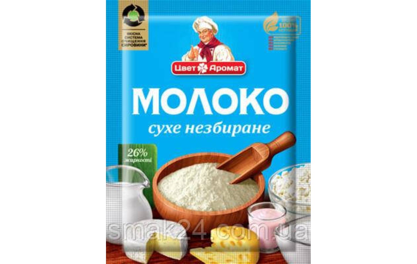 Сухе молоко 26% ТМ 