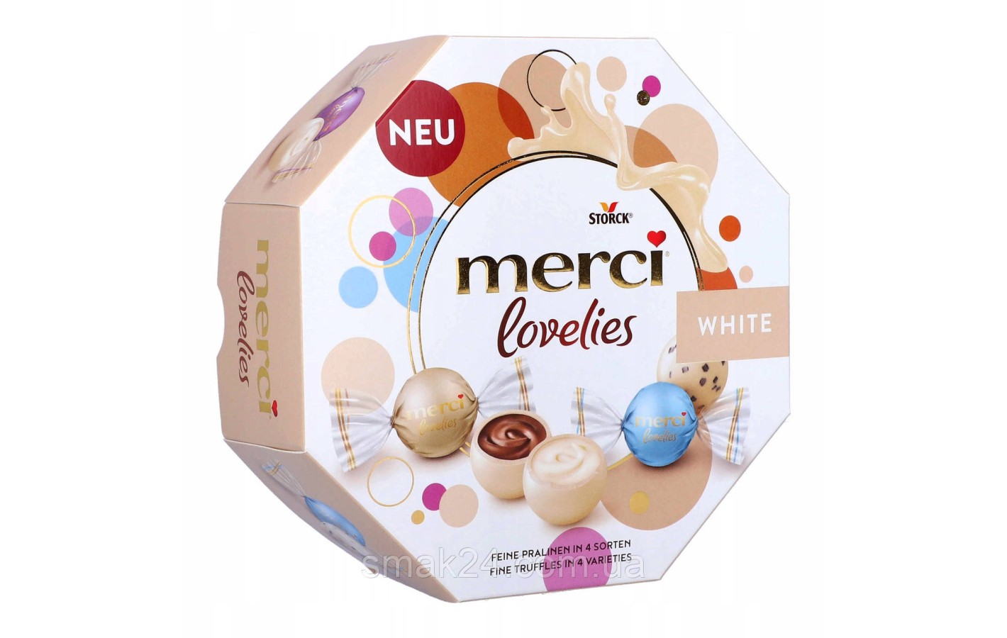 Шоколадные конфеты Merci Lovelies White 185г Германия