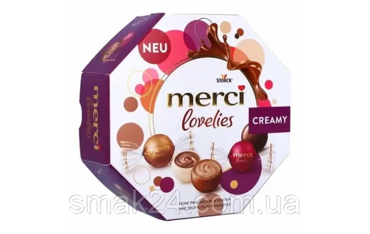 Шоколадные конфеты Merci Lovelies Creamy 185г Германия