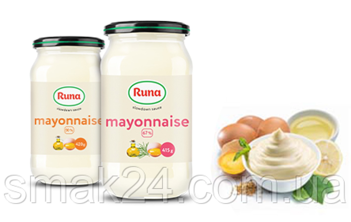 Майонез премиум-класса Руна 50% 420г