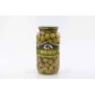 Оливки зелені фаршировані перцем БЕЗ ГЛЮТЕНА Bravo Rellena de Pimiento 500 г/1000 г Іспанія