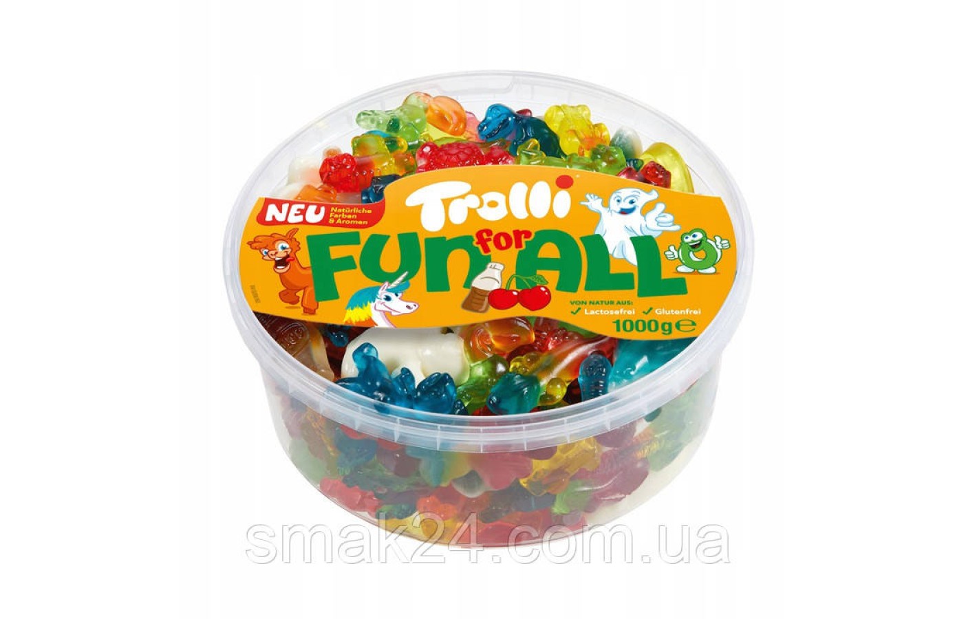 Желейные конфеты Ассорти вкусов Trolli FUN FOR ALL Германия 1кг