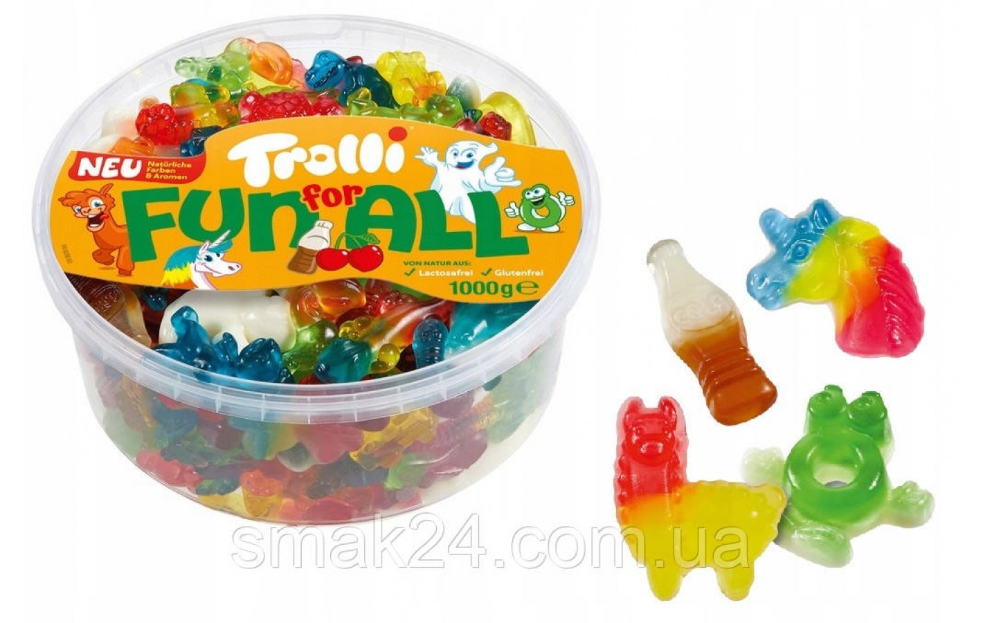 Желейные конфеты Ассорти вкусов Trolli FUN FOR ALL Германия 1кг
