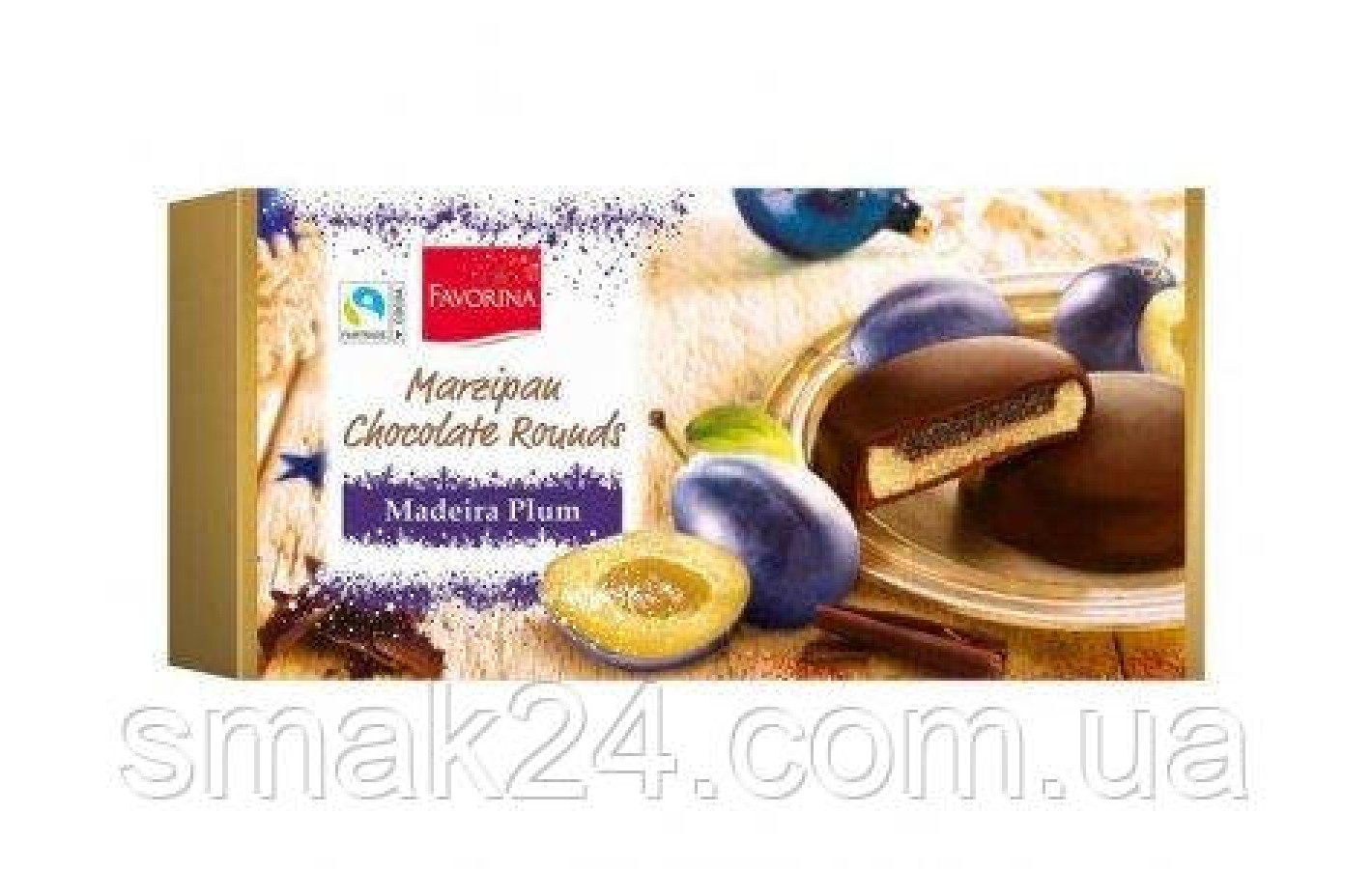 Марципан в шоколаде с черешневым джемом Favorina Finest Marzipan With Cherry 300г Германия