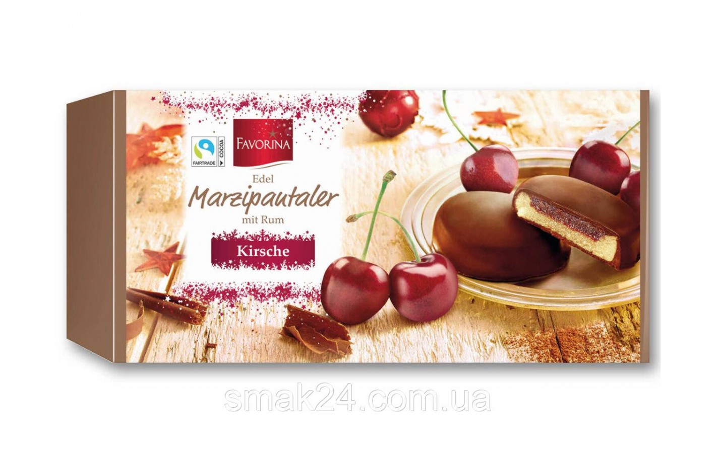 Марципан у шоколаді Favorina Finest Marzipan Plum & Madeira 300 г Німеччина