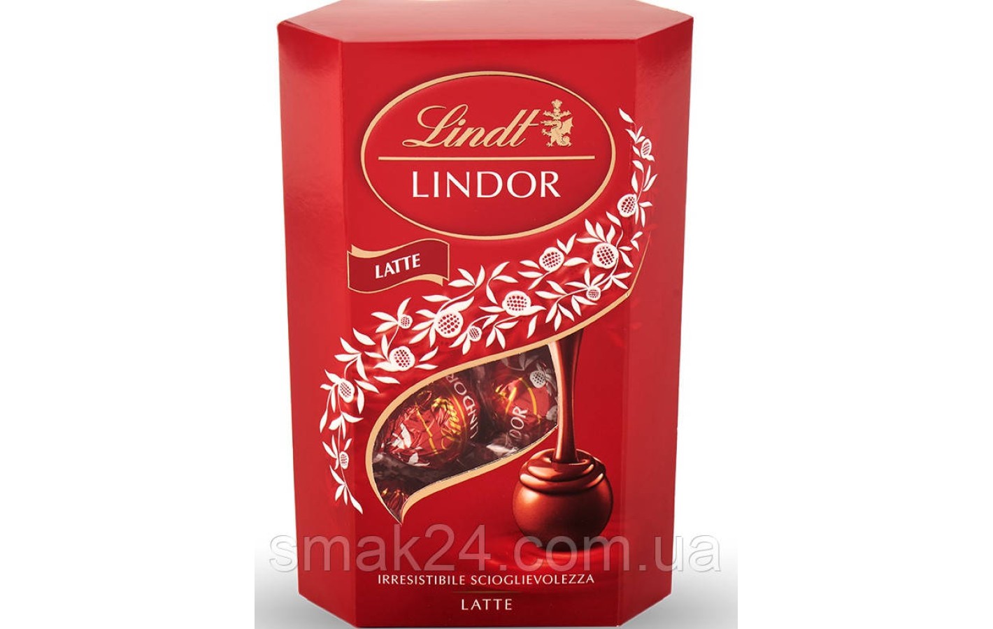 Цукерки шоколадні з молочною помадкою Lindt Lindor Lait 237г Швейцарія
