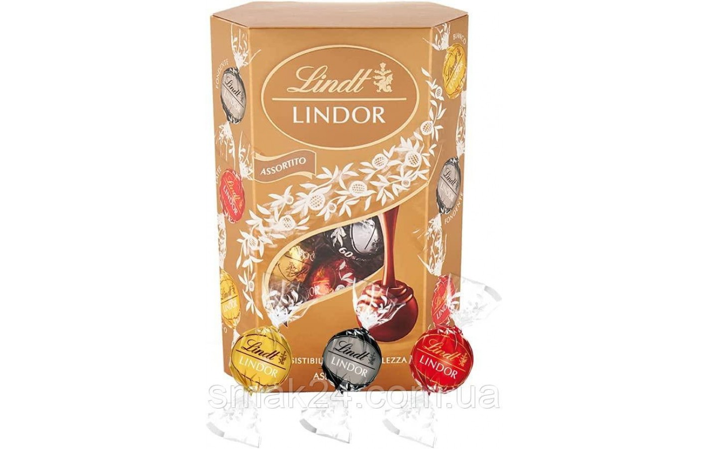 Цукерки шоколадні Асорті Lindt Lindor Assorted 237 г Швейцарія