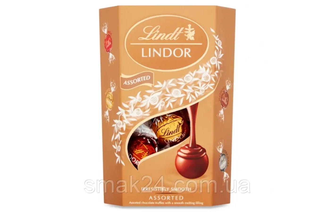 Цукерки шоколадні Асорті Lindt Lindor Assorted 237 г Швейцарія