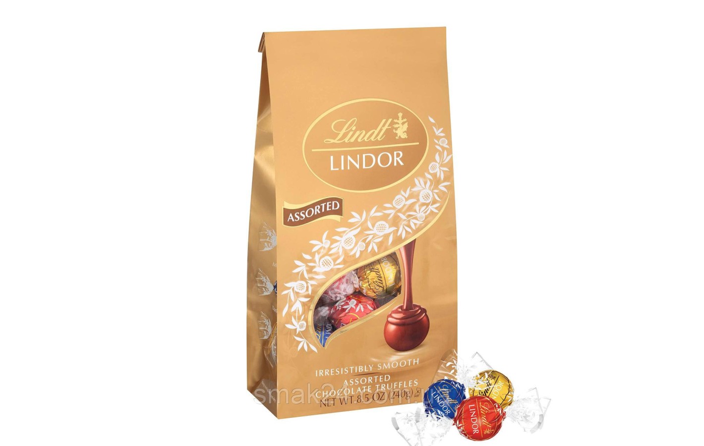 Цукерки шоколадні Асорті Lindt Lindor Assorted 137 г Швейцарія