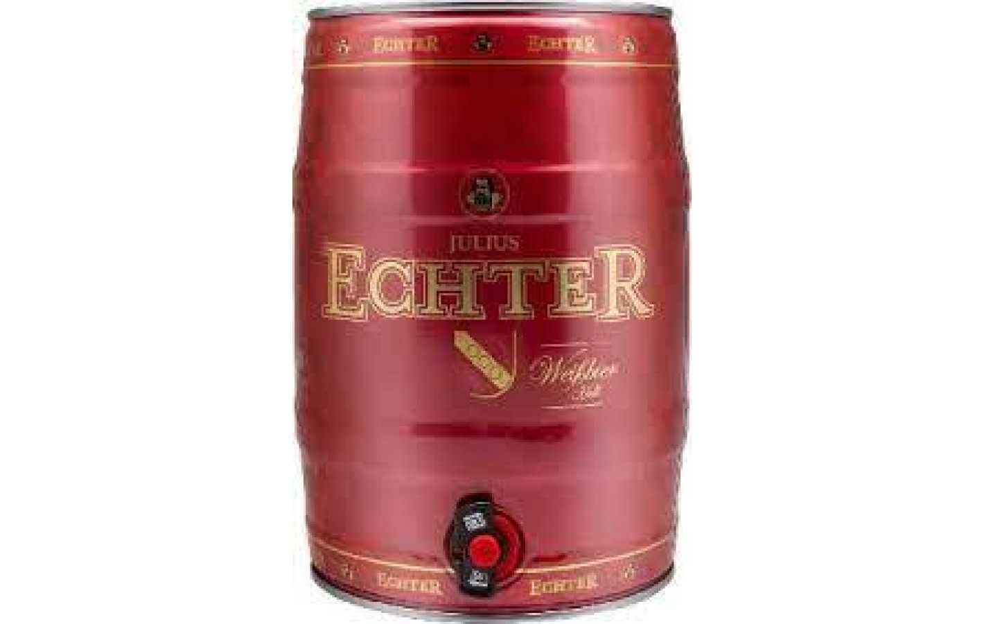 Пиво светлое  нефильтрованое  Wurzburger Hofbrau Julius Echter Weissbier 5.4% 5л