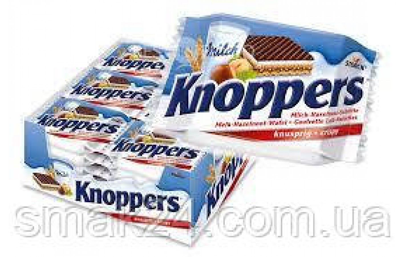 Вафли  молочные с лесным орехом Knoppers  Milch (5x25г) 125г Германия