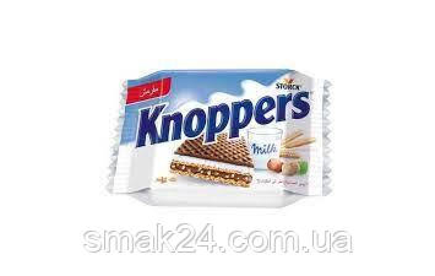 Вафли  молочные с лесным орехом Knoppers  Milch (5x25г) 125г Германия