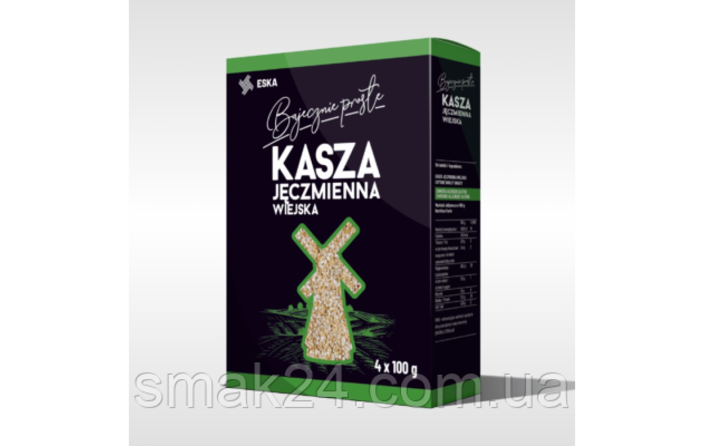 Крупа (каша) ячмінна сільська Kasza jEeczmienna wiejska (4х100 г) Польща