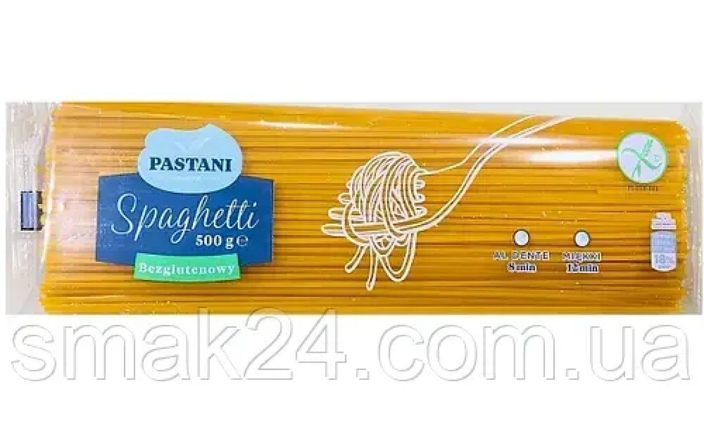Макаронные изделия БЕЗ ГЛЮТЕНА Спагетти Pastani Spaghetti  500г Польша