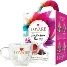 Подарочный набор 4 сорта чая Lovare Impression tea box с фирменной чашкой