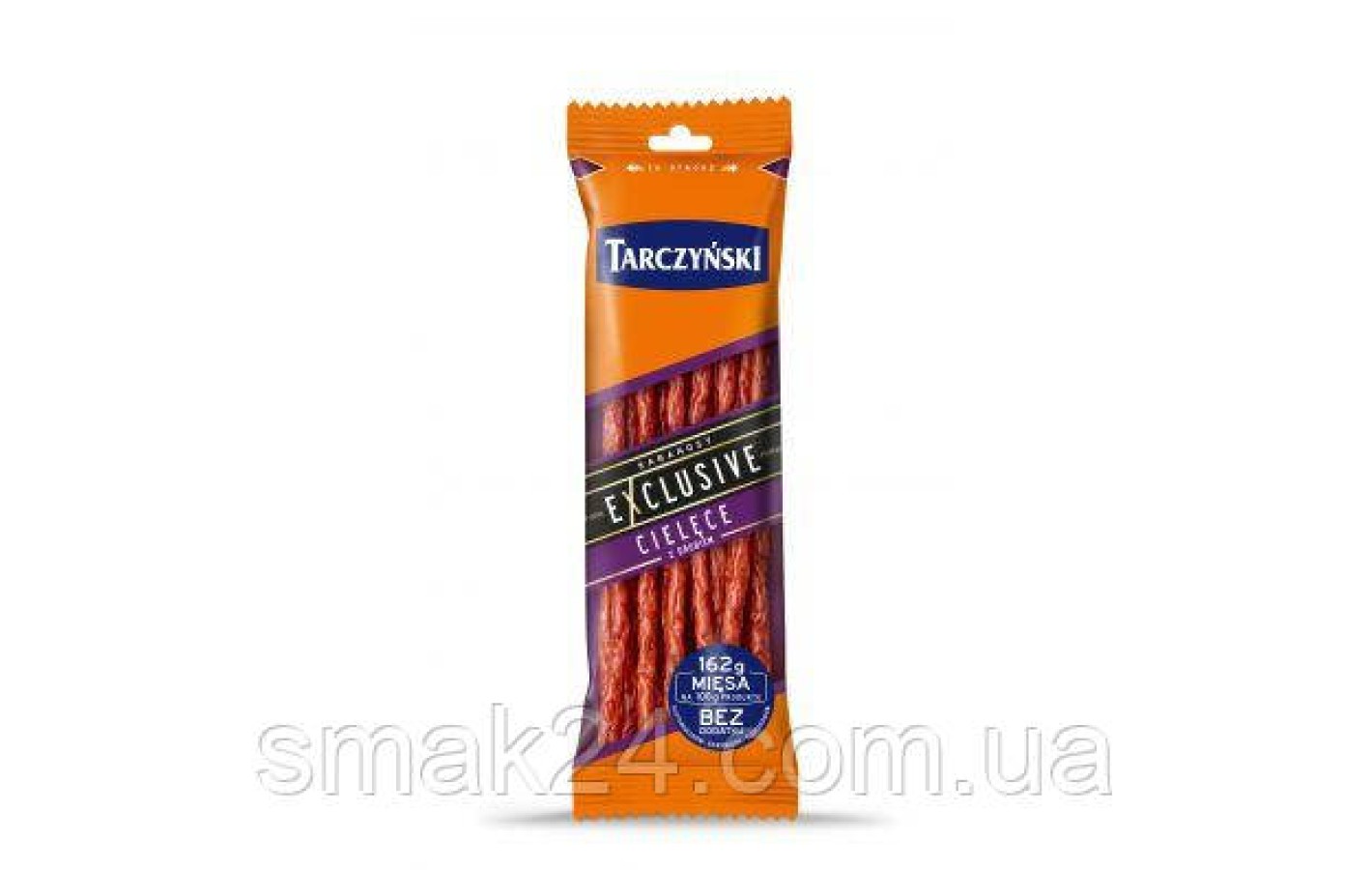 Ковбаски Кабаноски з індички та свинини БЕЗ ГЛЮТЕНА, TARCZY ⁇ SKI Exclusive Kabanosy 100 г Польща