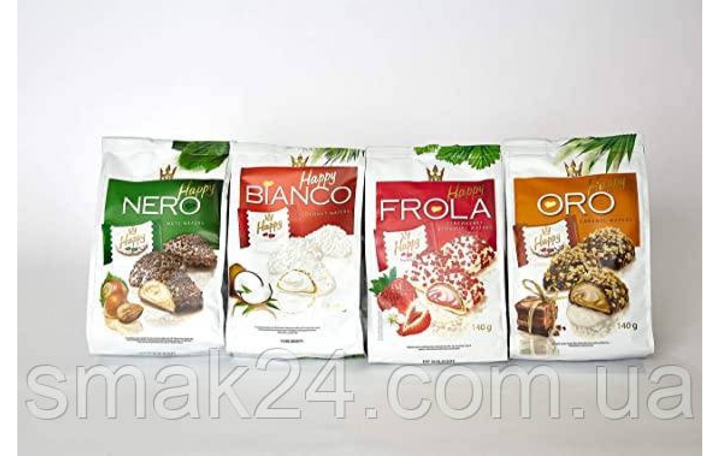 Кокосові вафлі Happy Bianco Coconut 140 г Польща