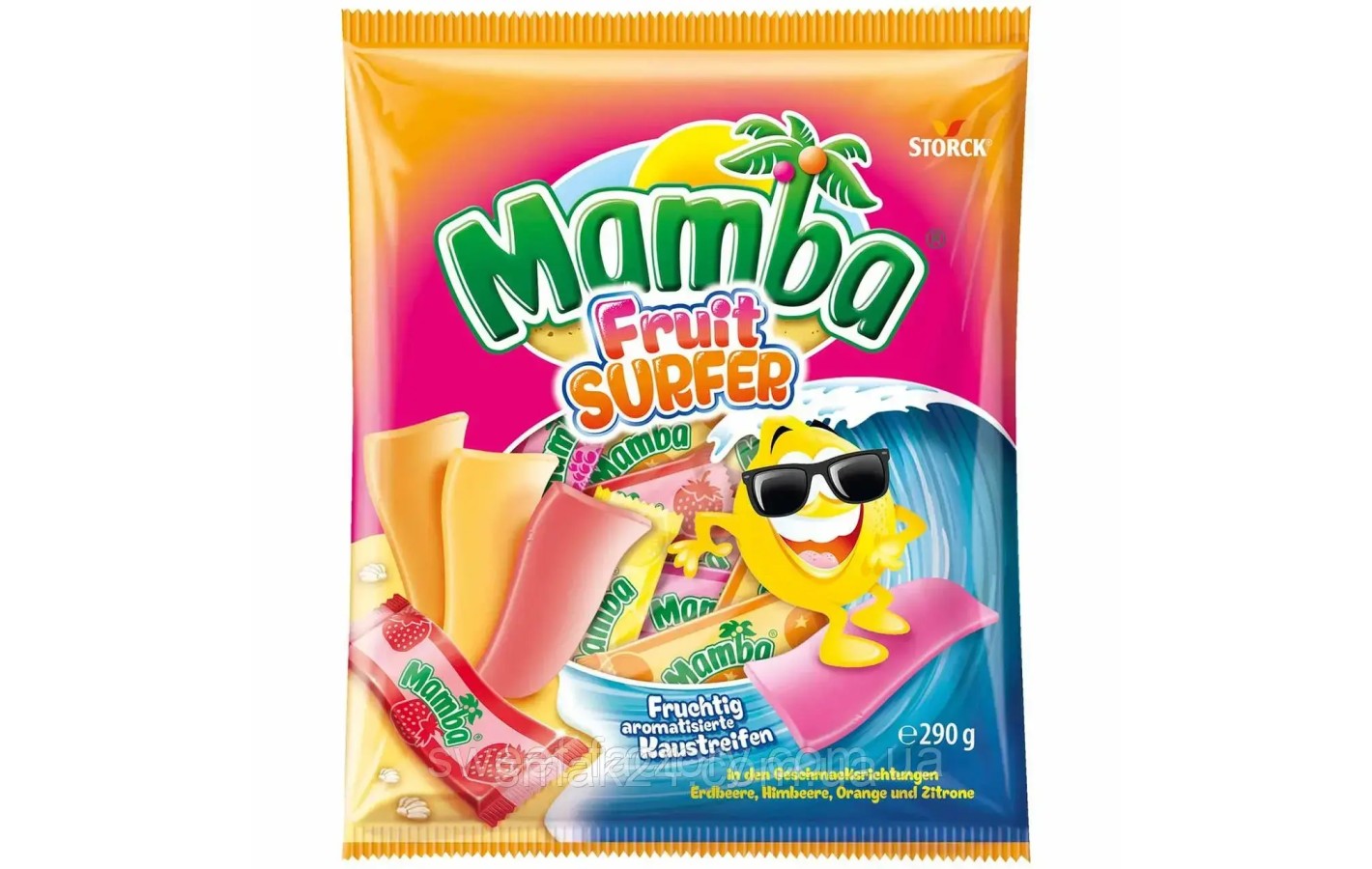 Жувальні цукерки Magic Sticks Mamba, 140 г Німеччина