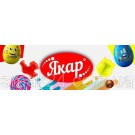 Леденцы радужные на палочке Якар Vil Pop Lollipop (70шт х 16г) 1120г