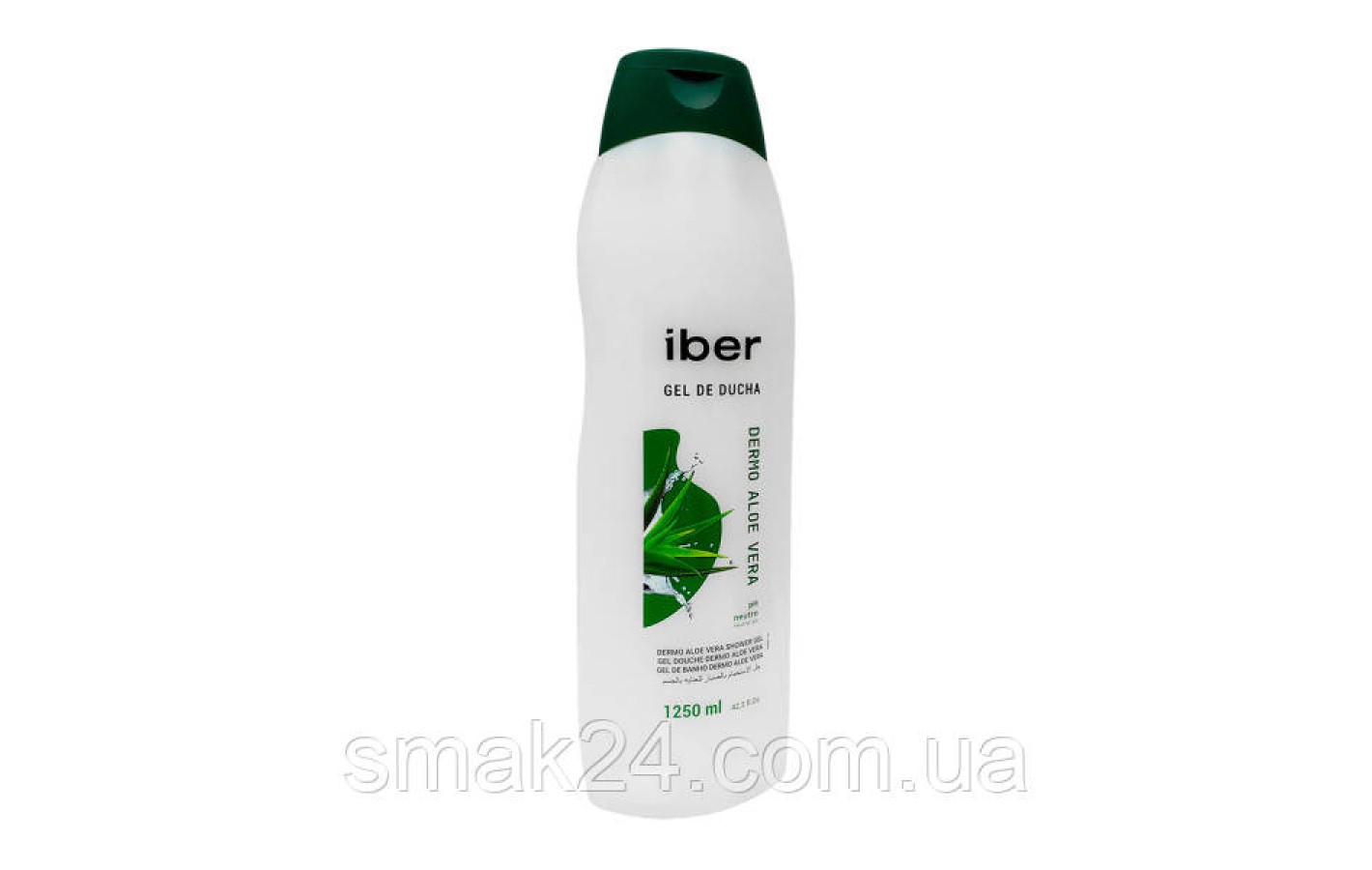 Гель для душу Алоє Вера IBER Gel de Ducha Dermo Aloe Vera 1250мл Іспанія
