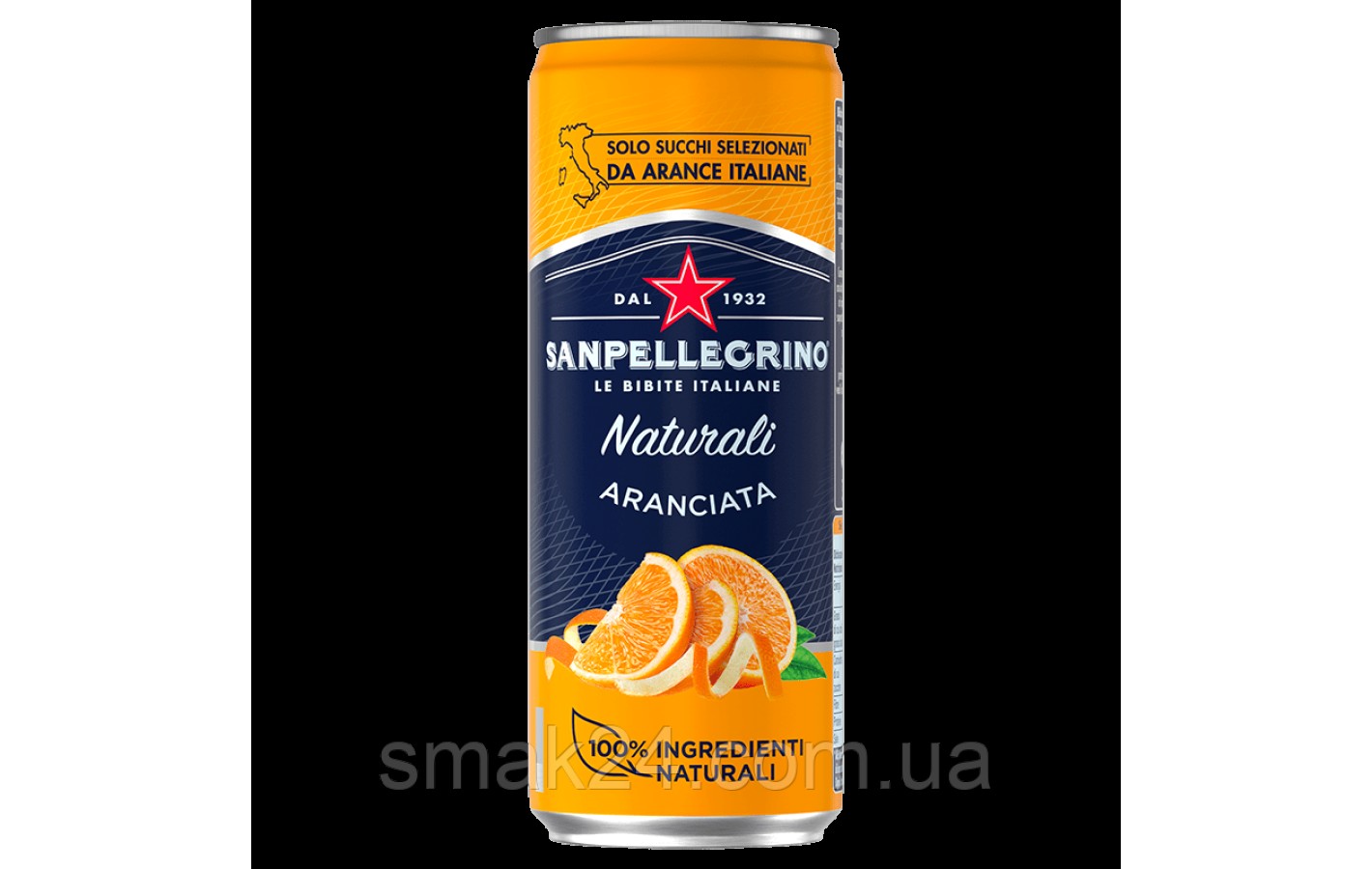 Напиток газированный апельсиновый Sanpellegrino Naturali Aranciata 330мл Италия