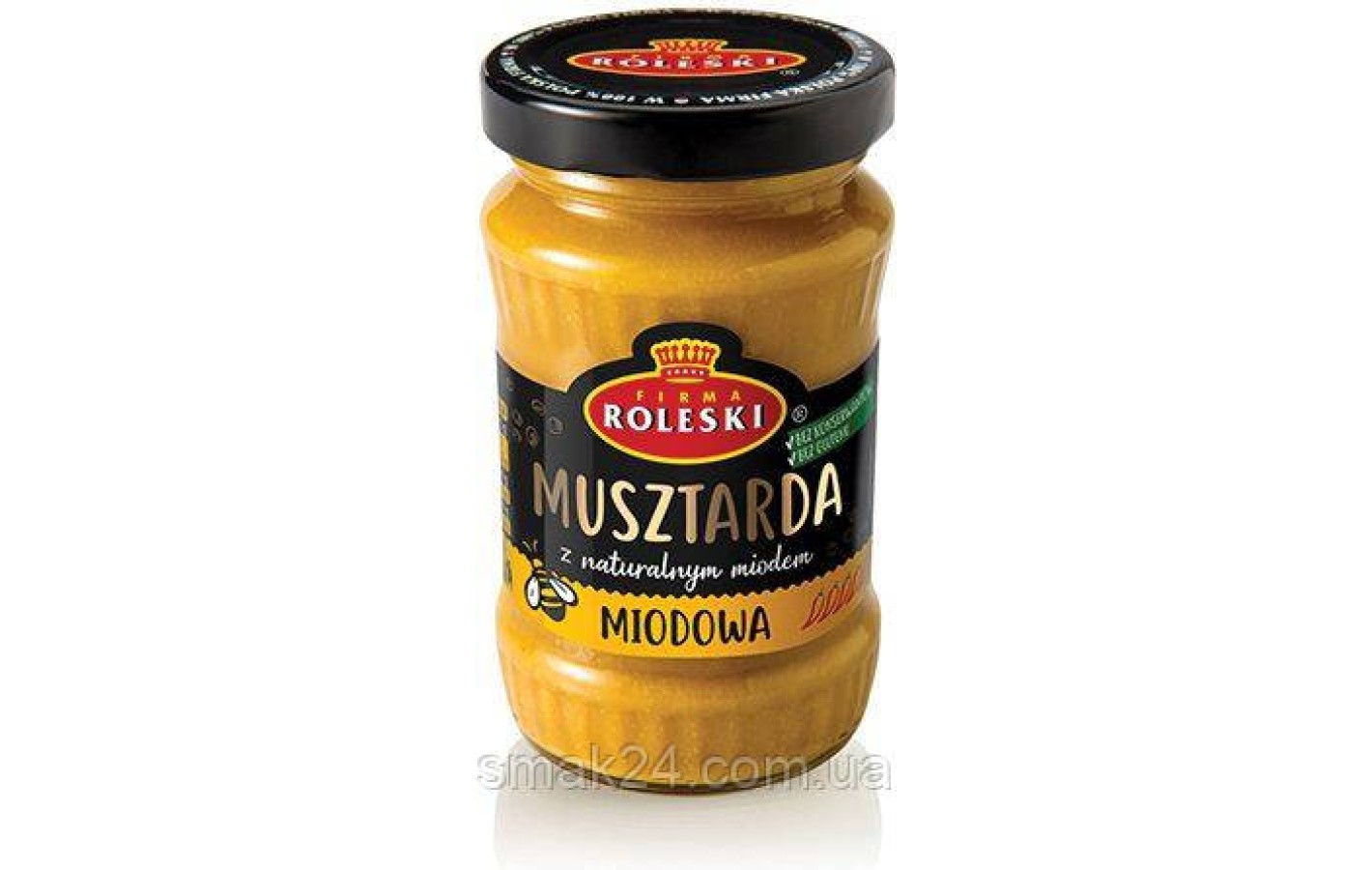 Горчица медовая БЕЗ ГЛЮТЕНА Musztarda Miodowa Kania 180г Польша