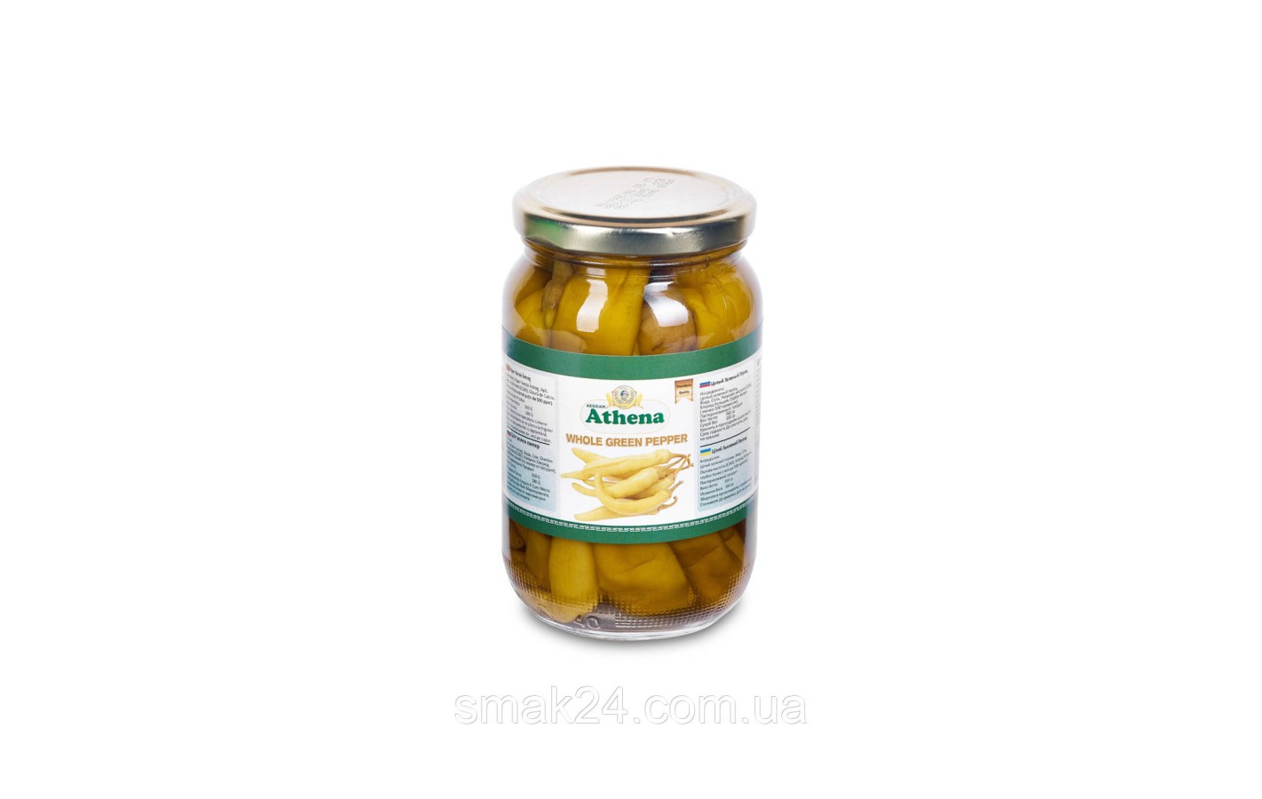 Перець зелений Athena Green Pepper 360г Туреччина