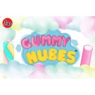Зефір Маршмелоу БЕЗ ГЛЮТЕНА І ЛАКТОЗИ Gummy Nubes Marshmallow Jake Rayados Striped 500 г Іспанія