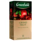 Чай черный с ароматом граната и розмарина Greenfield «Grand Fruit» (25 пакетиков х 1.5г) 37.5г