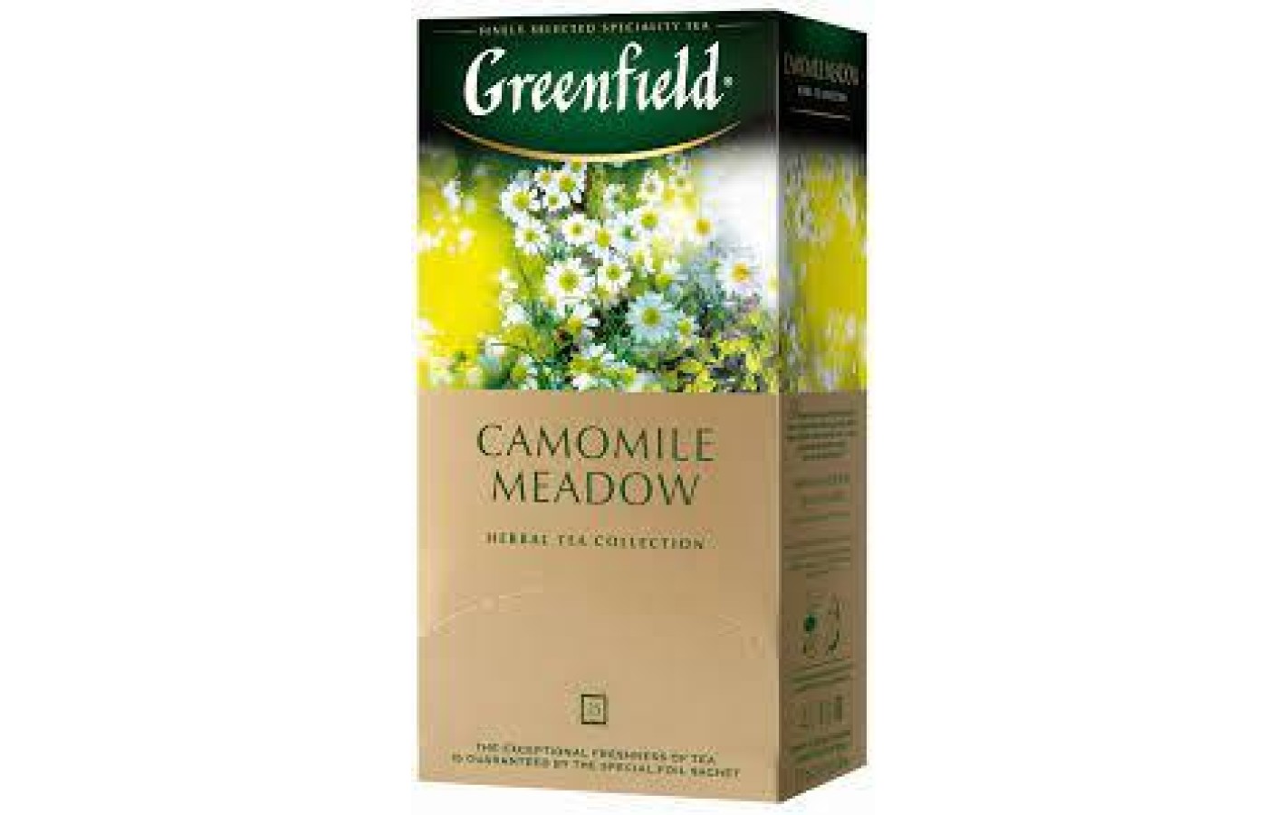 Чай травяной с ароматом личи Greenfield «Camomile Meadow» (25 пакетиков х 1.5г) 37.5г