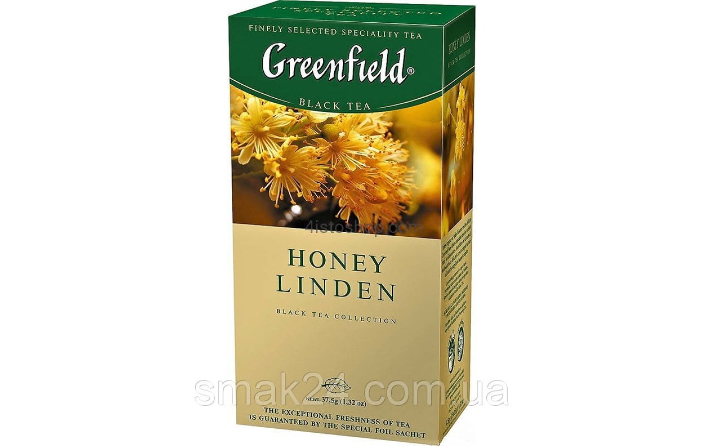 Чай черный с ароматом липы и меда Greenfield «Honey Linden» (25 пакетиков х 1.5г) 37.5г