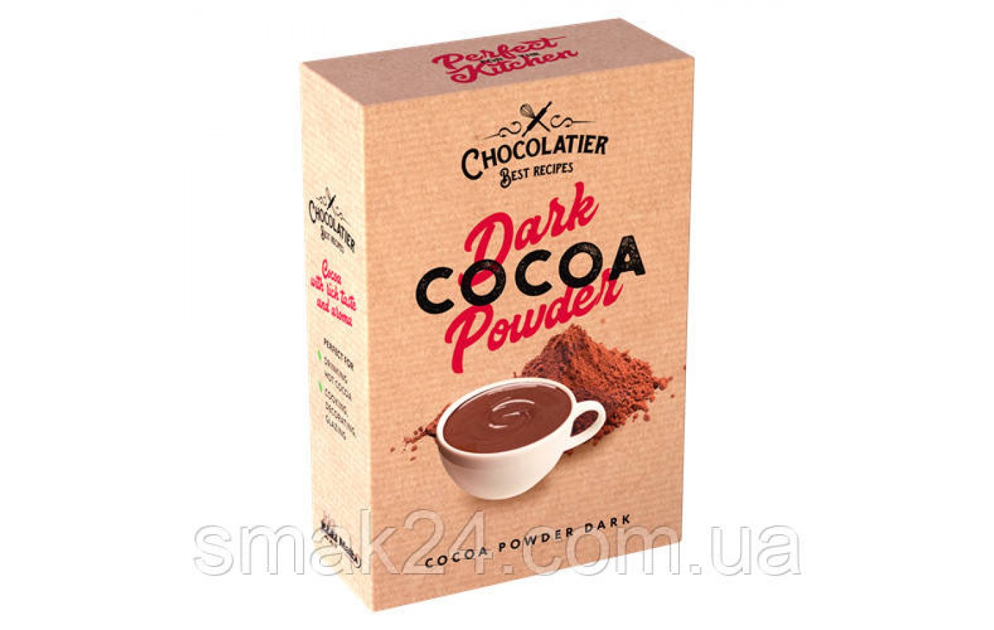 Какао порошок темний Chocolatier 80 г Україна