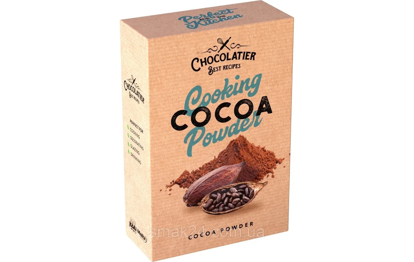 Какао порошок темний Chocolatier 80 г Україна