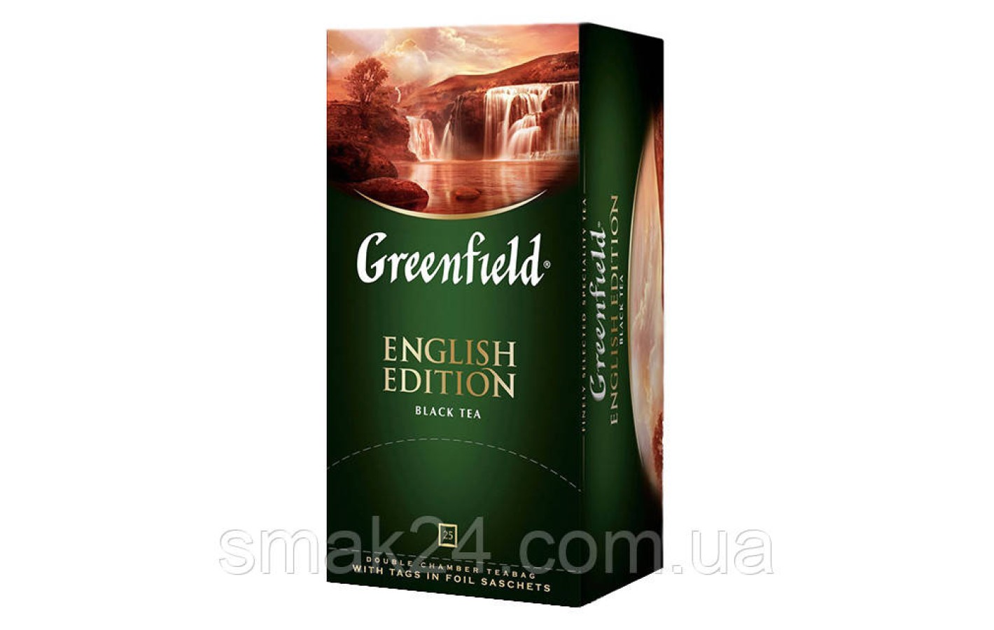 Чай черный цейлонский байховый Greenfield «English Edition» (25 пакетиков х 2г) 50г