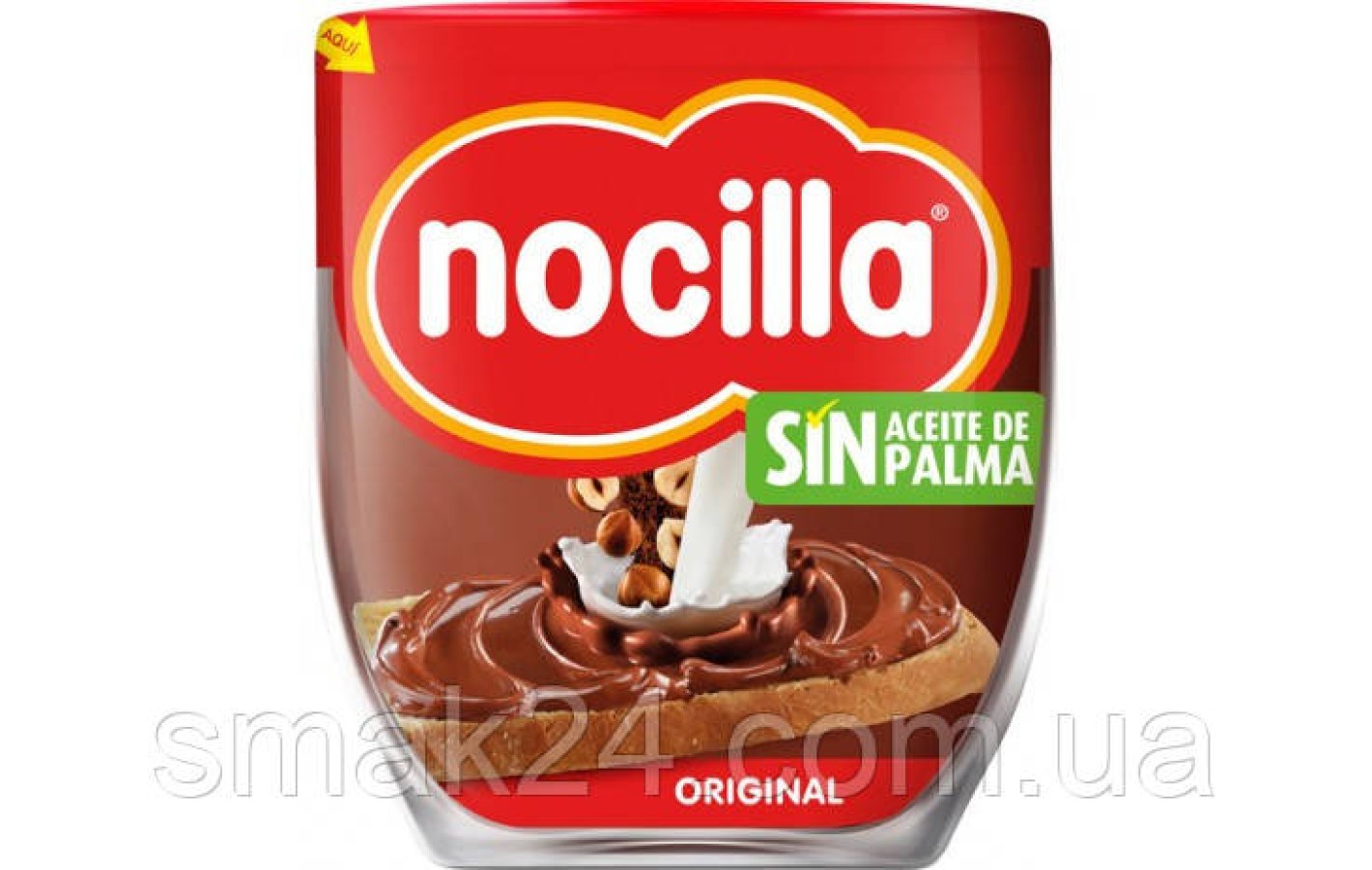Шоколадная-ореховая паста Nocilla Original без пальмового масла и глютена 380г Испания