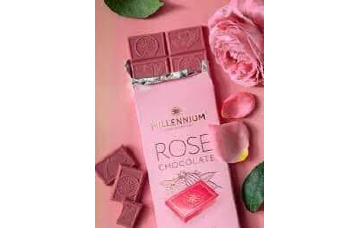 Шоколад рожевий Millennium Rose 100г Україна