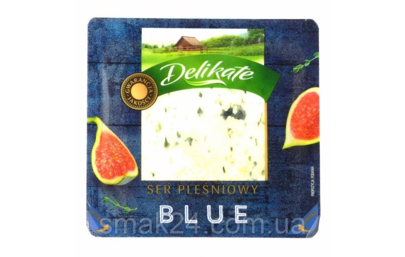 Сир із блакитною цвіллю Delikate Ser plessiowy blue 100 г Польща