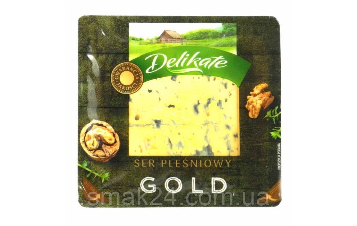 Сыр с плесенью Золото Delikate Ser plesniowy Gold 100г Польша