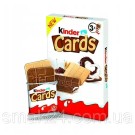 Печенье с шоколадно-молочной начинкой Kinder Cards (6шт х 12,8г) 76.8г Польша