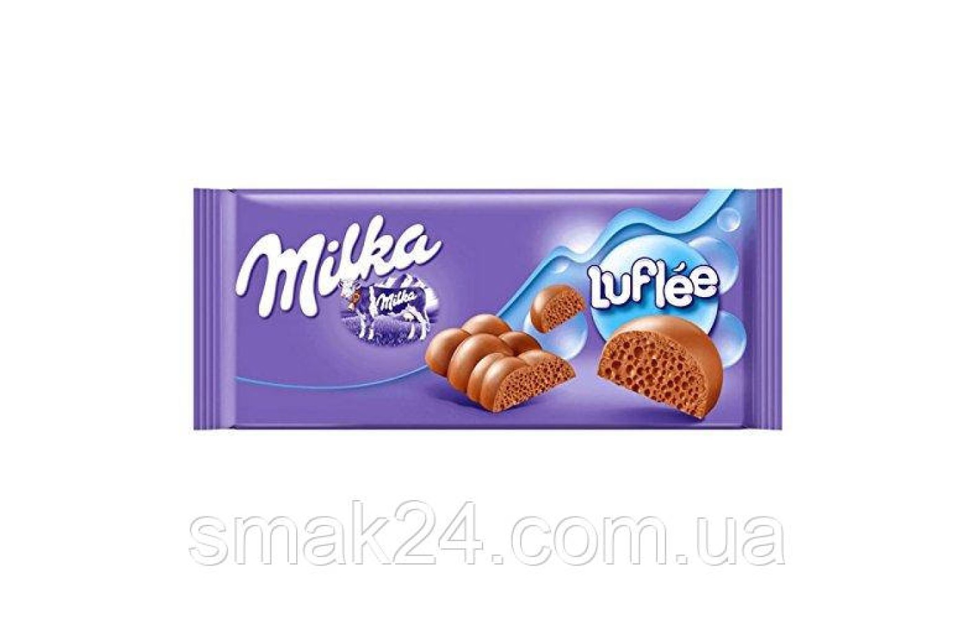 Шоколад молочный пористый Milka luflee  Швейцария 100г