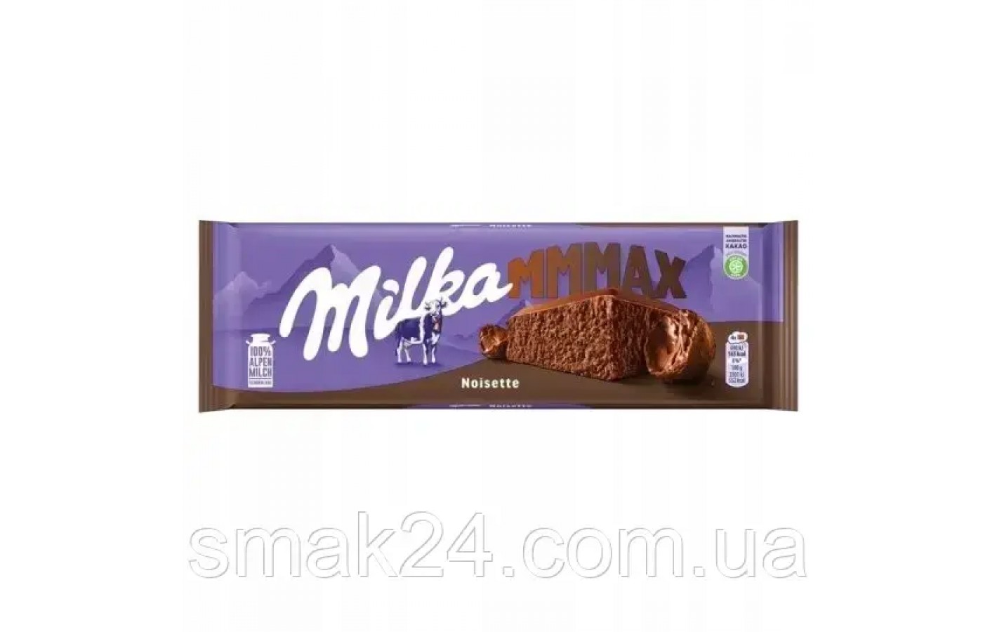 Шоколад молочный с ореховым кремом Milka Noisette Швейцария 270г