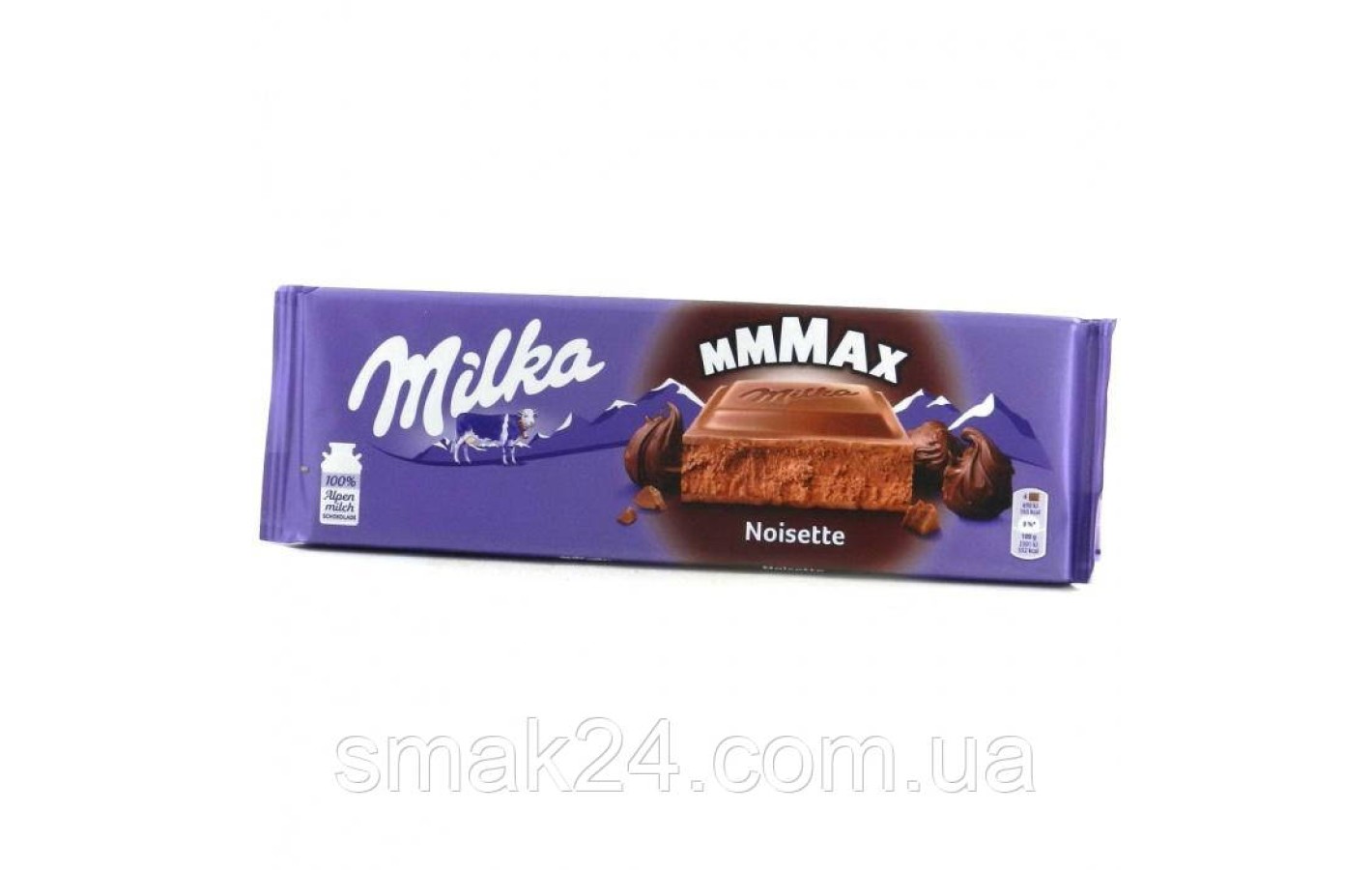 Шоколад молочный с ореховым кремом Milka Noisette Швейцария 270г
