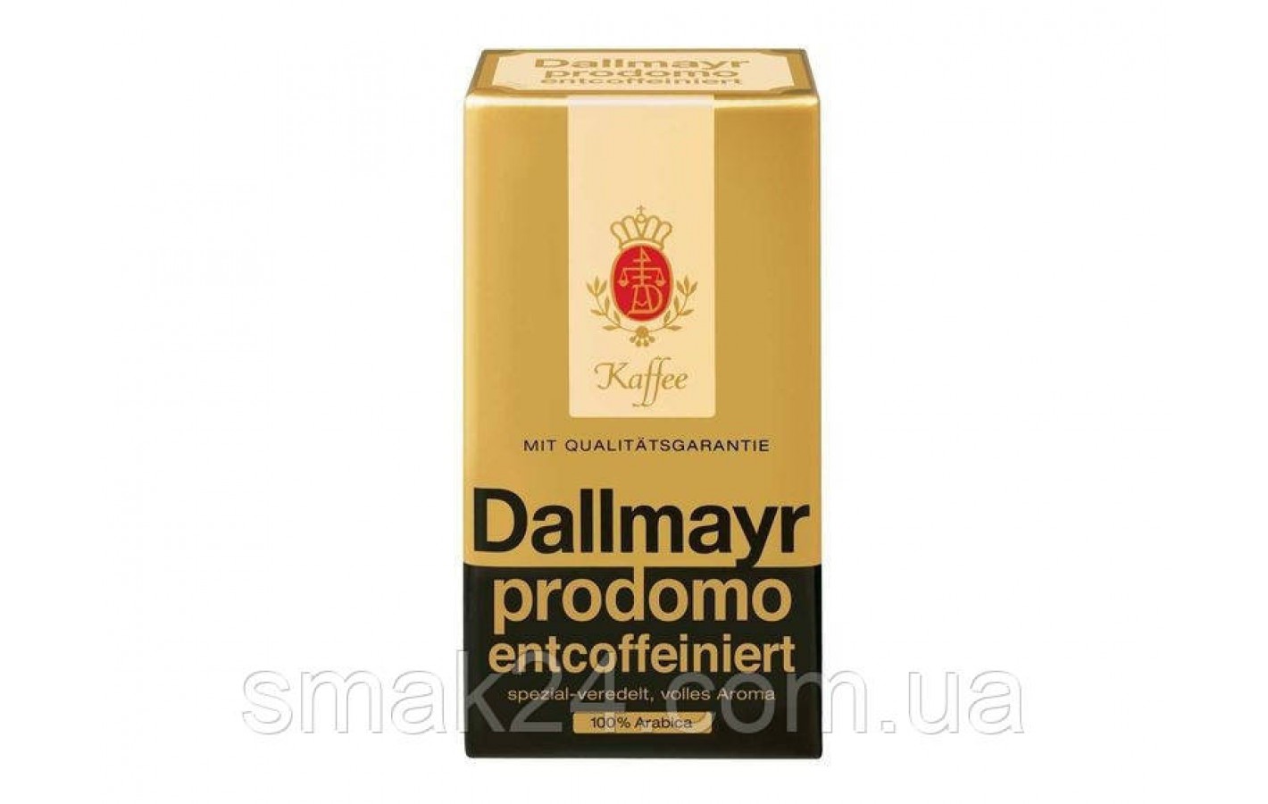 Кофе молотый БЕЗ КОФЕИНА  Dallmayr Prodomo Entcoffeiniert  100% арабика Германия 500г