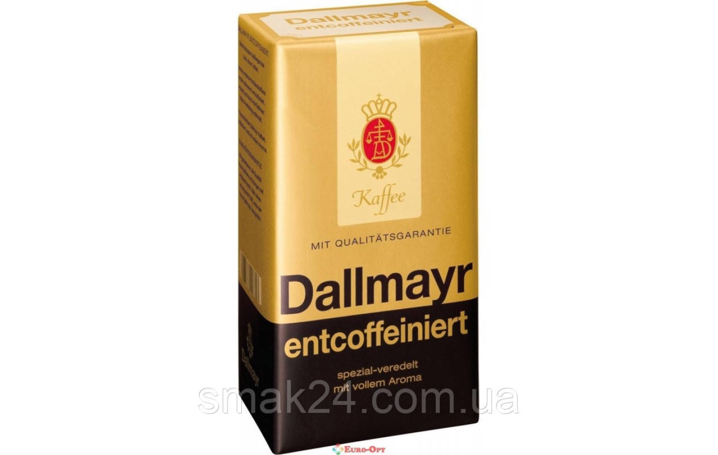 Кофе молотый БЕЗ КОФЕИНА  Dallmayr Prodomo Entcoffeiniert  100% арабика Германия 500г